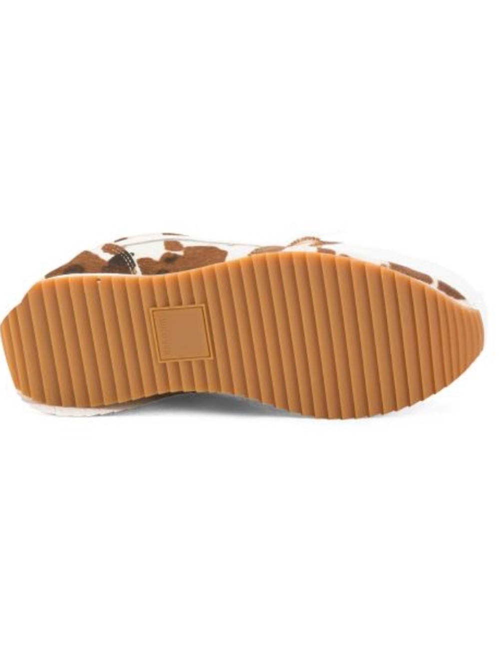 Dolce Vita Brown Cow-Print Lace-Up Women's Sneaker - Picture 3 of 3